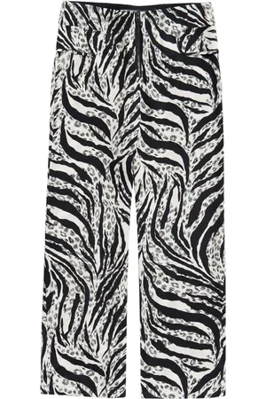 Bimba y Lola Zebra-print trousers