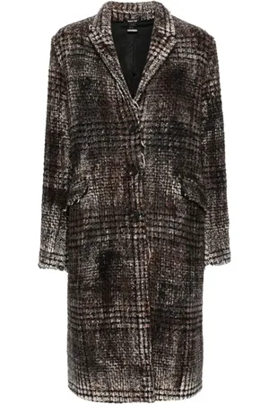 AVANT TOI Principe di Galles-pattern coat