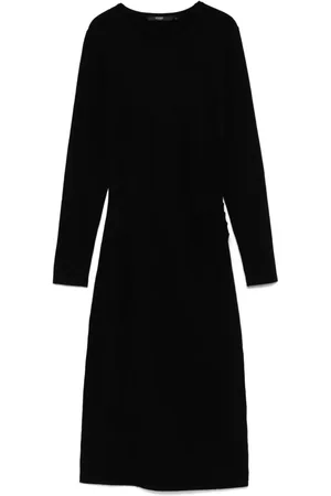 SEVENTY BY SERGIO TEGON Ruched midi dress