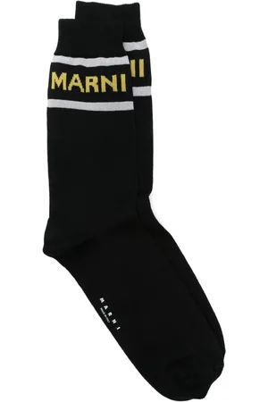 Marni Intarsia-logo socks