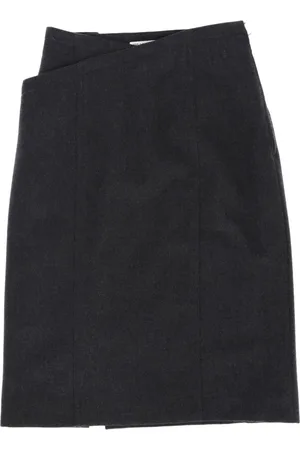 Gianfranco Ferré 1980s wool midi skirt