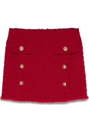 VERSACE Heritage tweed mini skirt