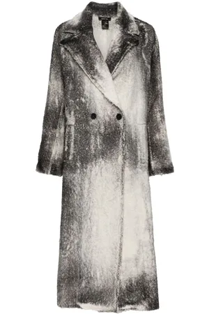 AVANT TOI Marbled-pattern coat
