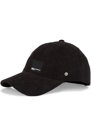 Karl Lagerfeld Box-logo corduroy cap