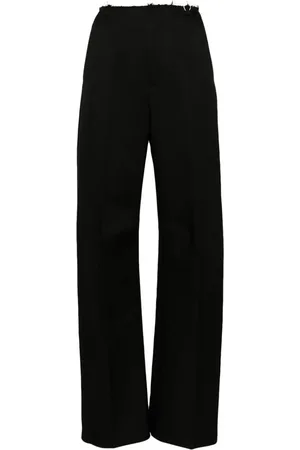 Maison Margiela Frayed-detail trousers