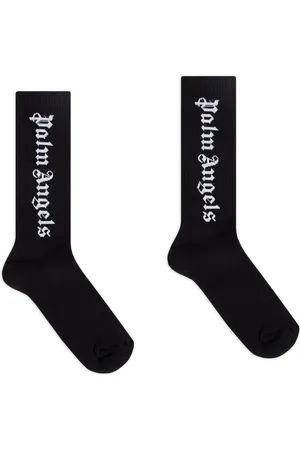 Palm Angels Logo-jacquard socks