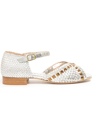 Sarah Chofakian Boubourg woven leather sandals