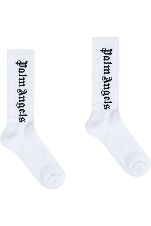 Palm Angels Logo-jacquard socks