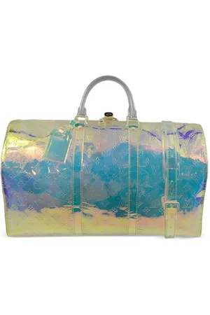 LOUIS VUITTON 2019 Keepall 50 iridescent duffle bag