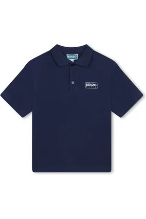 Kenzo Logo-print organic cotton polo shirt