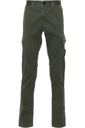 Stone Island Organic cotton twill trousers
