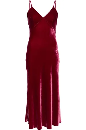 Gilda & Pearl Mulberry silk velvet dress