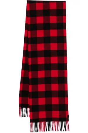 Woolrich Buffalo Check-pattern scarf
