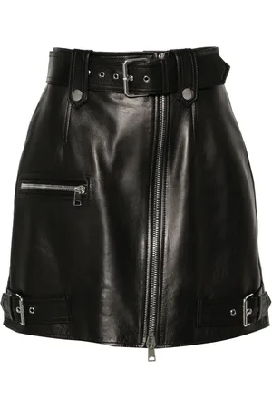 Alexander McQueen Biker mini skirt