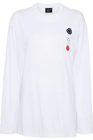 JOSHUA SANDERS Smiley-motif long-sleeved t-shirt
