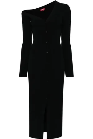 Staud Ribbed-knitted dress