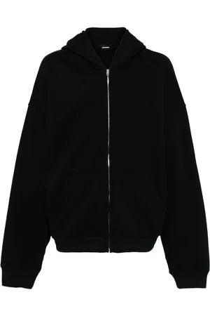 We11 Done Embroidered-logo hooded jacket