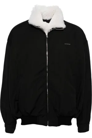 We11 Done Shearling-detailed bomber jacket