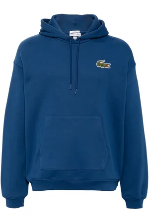 Lacoste Loose fit badge hoodie