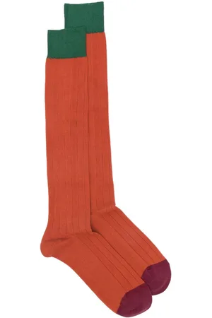 ALTEA Colour-block ribbed socks
