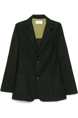 Universal Works Upcycled-tweed blazer