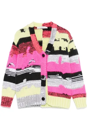 PHILOSOPHY DI LORENZO SERAFINI Intarsia-knit cardigan
