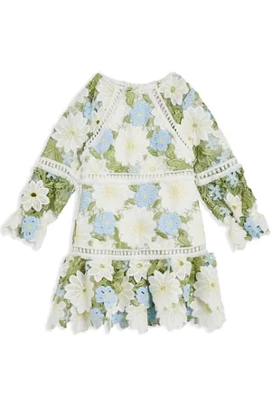 Marlo Floral-embroidered dress