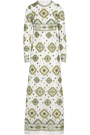 Giambattista Valli Tapisserie-print sequinned maxi dress