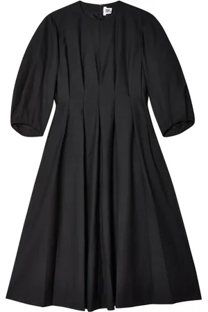 NOIR KEI NINOMIYA Pleated midi dress