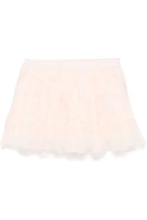 Stella McCartney Heart-embroidered skirt