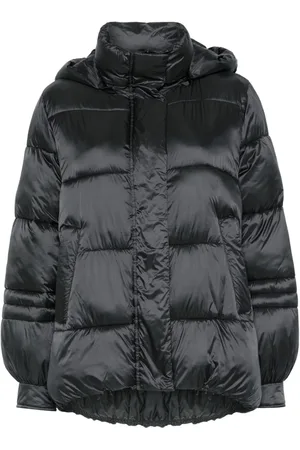 Twin-Set Striped jacquard puffer jacket
