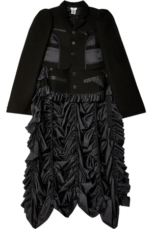 NOIR KEI NINOMIYA Ruffle-detail coat