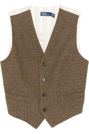 Ralph Lauren Prince-of-Wales-check waistcoat