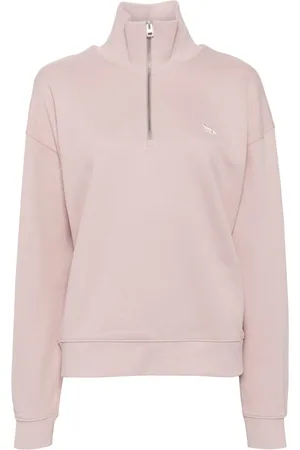 Maison Kitsuné Baby patch half zip sweatshirt