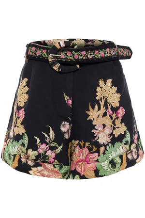 HEMANT AND NANDITA Floral-print cotton shorts