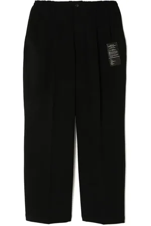 N. HOOLYWOOD Logo-appliqué trousers
