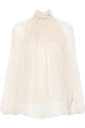 ZIMMERMANN Illustration Lace Edge blouse