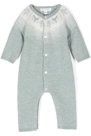 Tartine Et Chocolat Patterned-jacquard rompers