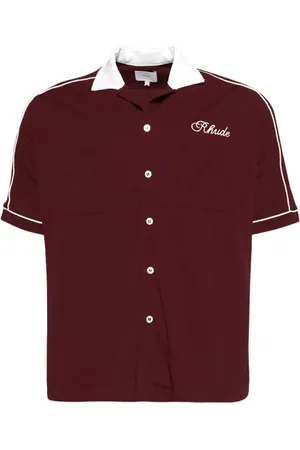 Rhude Chamonix Mont-Blanc bowling shirt