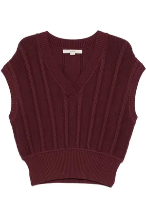 REMAIN Cable-knit vest