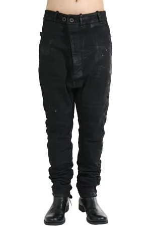 11 BY BORIS BIDJAN SABERI Cotton loose-fit trousers