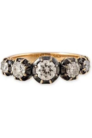 JACQUIE AICHE 14kt yellow Sophia diamond ring