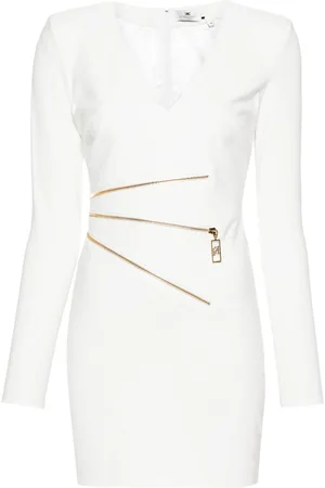 Elisabetta Franchi Zip-detailed mini dress