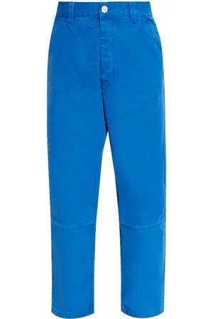 Stone Island Logo-embroidered straight-leg jeans