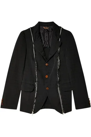 Comme des Garçons Zip-detailing blazer