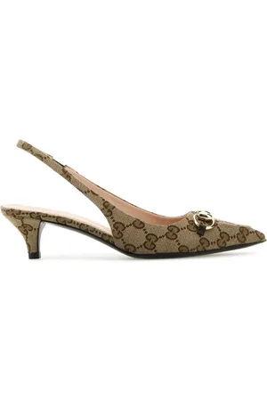 Gucci 45mm GG Supreme pumps