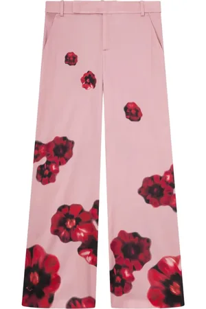 Pinko Rose-print trousers