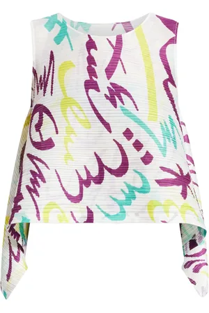 PLEATS PLEASE ISSEY MIYAKE Pleated sleeveless top