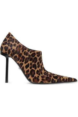 VERSACE Leopard-print boots