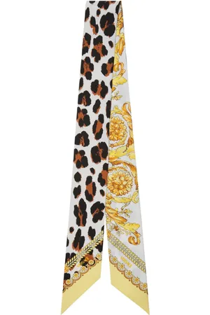 VERSACE Barocco-print tie scarf